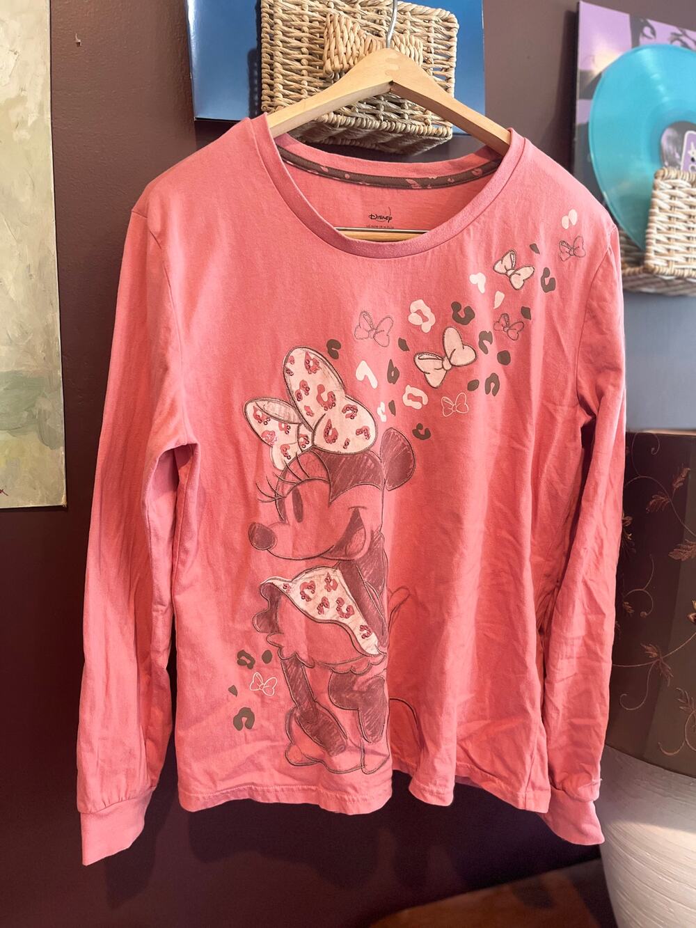 Vintage sequined Official Disney Minnie Mouse long sleeve
